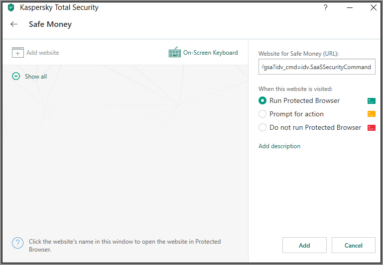 How to disable kaspersky keyboard